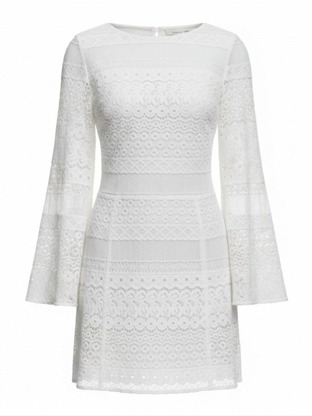 Rebecca Minkoff Grin White Eyelet Lace Mini Dress Size 4 Nwt